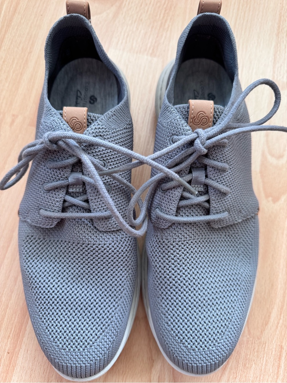 Clarks Cloudsteppers Step Urban Mix sneakers Men's Knit Lace-Up Sneakers - Gray